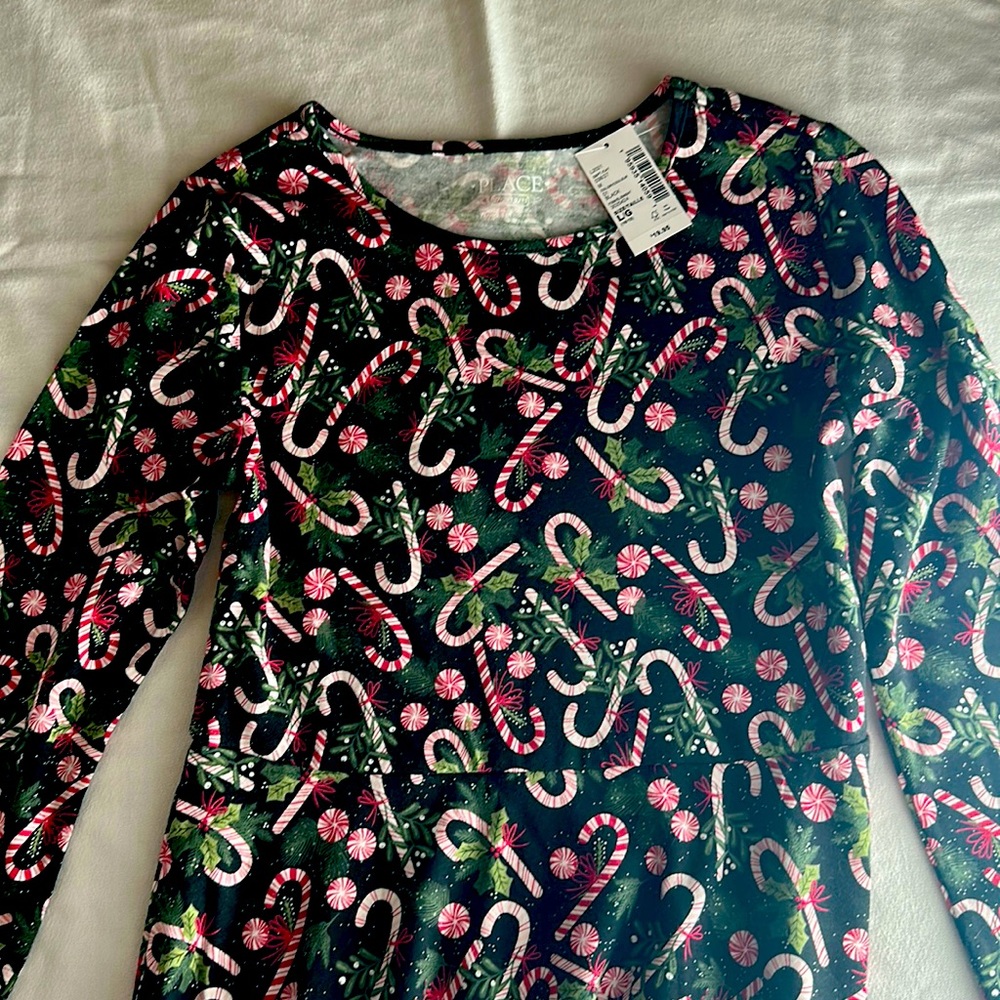 NWT Girls Size 10/12 (Large) Children’s Place Christmas Skater Dress